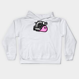 Turbo Snail - Rock On (Pink) Kids Hoodie